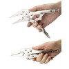 QWORK Original Locking Pliers Long Nose, 4 Pack 9" Long