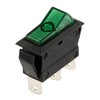 Vehicle Switch, 3 Pin 12V/20A, Green, 2 Settings ON /