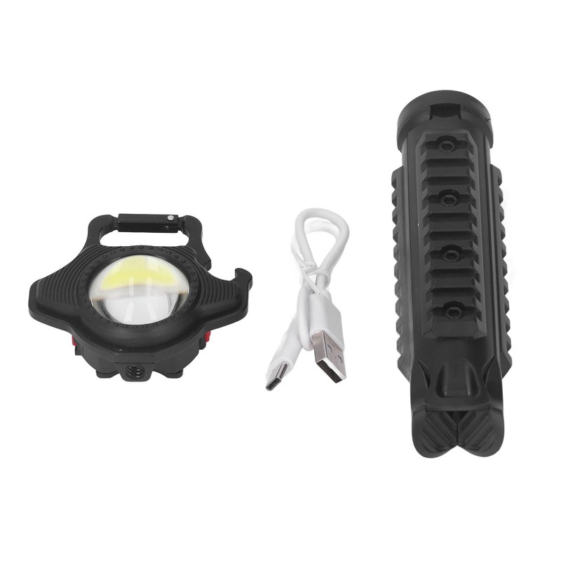 COB Small Flashlight 500LM Rechargeable Portable Mini Pocket Light with
