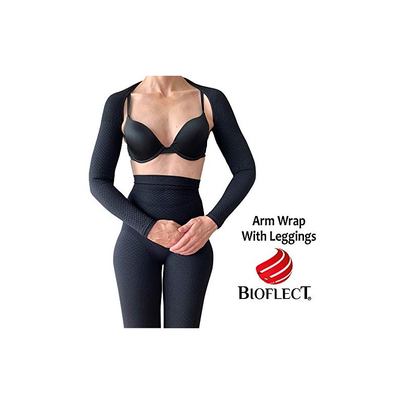 Bioflect® Compression Arm Sleeves Wrap with Bioactive Fibers and Raised