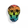 Real Sticky Beach Skull Sticker Palm Tree Cup Ocean Laptop