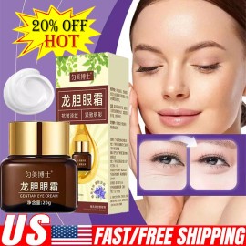 Unbranded Gentian Eye Cream Tighten Dual Bags Dark Circle Anti Puffiness Wrinkle Anti USA - 5 PCS