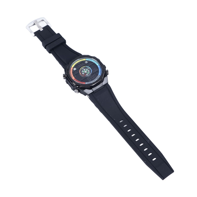 Outdoor Sports Electronic Watch Multifunctional Stylish Pedometer Compass Luminous Waterproof