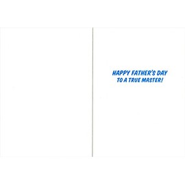 Golf Dog Sand Trap Cute Father's Day Card