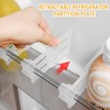 ZDNT Pack of 8 Fridge Space Allocator Fridge Organiser Fridge