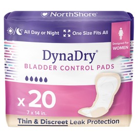 NorthShore DynaDry Pads for Women, Ultimate, Pack/20