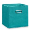 Zeller Present 14138 Fleece Storage Box, Petrol