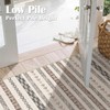 Puino 2x3 Washable Moroccan Area Rug: Geometric Boho Area Rugs