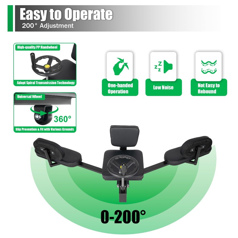 WPORDE Leg Stretcher for Flexibility, Split Stretching Equipment Heavy Duty