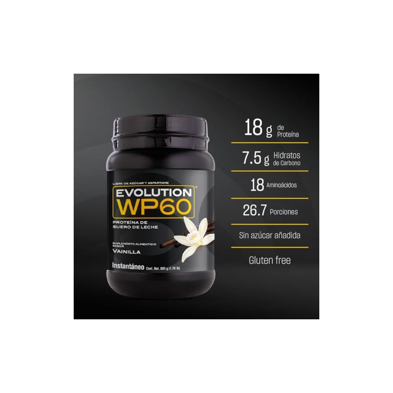 Evolution WP60 Proteína de Suero de Leche Microfiltrada