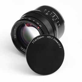 TTartisan 50mm F1.2 APS-C Large Aperture Manual Focus Fixed Lens Compatible with Fuji X-Mount Camera