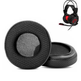 ACCOUTA Earpads Cushion Compatible with MSI DS501 DS502 Headsets Ear Pads Replacement with Durable Fabric/Breathable Protein Leather and Memory Foam