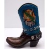COWBOY BOOT, SMALL OKLAHOMA MEMORABILIA, DE LEON COLLECTIONS, ITEM 12926