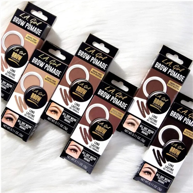 Pomada Para Cejas L. A. Girl Color GBP366 Soft Black