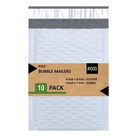 SALES4LESS #5 Poly Bubble Mailers 10.5X16 Inches Shipping Padded Envelopes Self Seal Waterproof Cushioned Mailer 10 Pack (PBMVR_10.5X16-10)