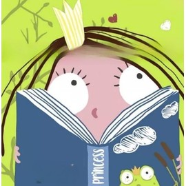 Set of 2 Individual Decoupage Paper Party Napkins Mixed Media READING BOOK GIRL READ Decor Luncheon Beverage Christmas Series Napkin for a Birthday, Holiday, Wedding, Cocktail Party