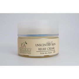 Unscented Skin Relief Cream For All Ages - 100% Natural, Vegan and Dermatologically Tested
