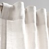 Peri Home 100% Linen Back Tab Lined Curtain Panel Pair,