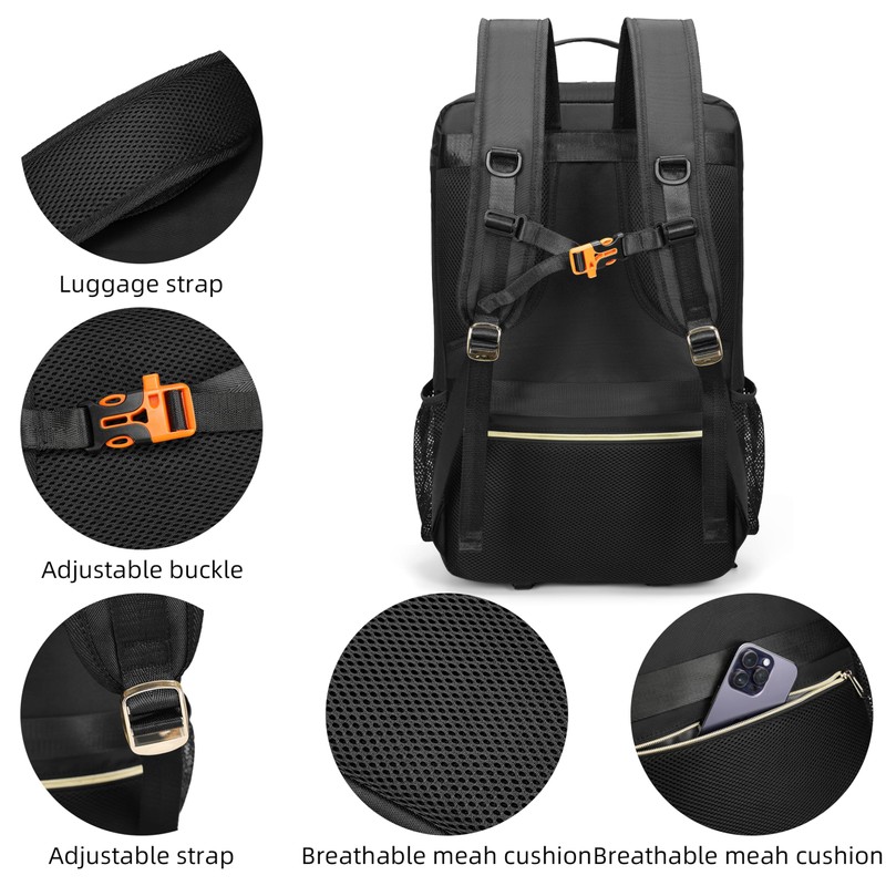 Rabjen DJ Backpack for Club Gigs, DJ Mixer Case Compatible