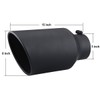 LCGP 5" Inlet 8" Outlet 15" Long Rolled End Angle