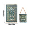 Abiyou Muslimischer Gebetsteppich, Islamische Gebetsmatte mit Tragetasche, Teppich Beten Islam,
