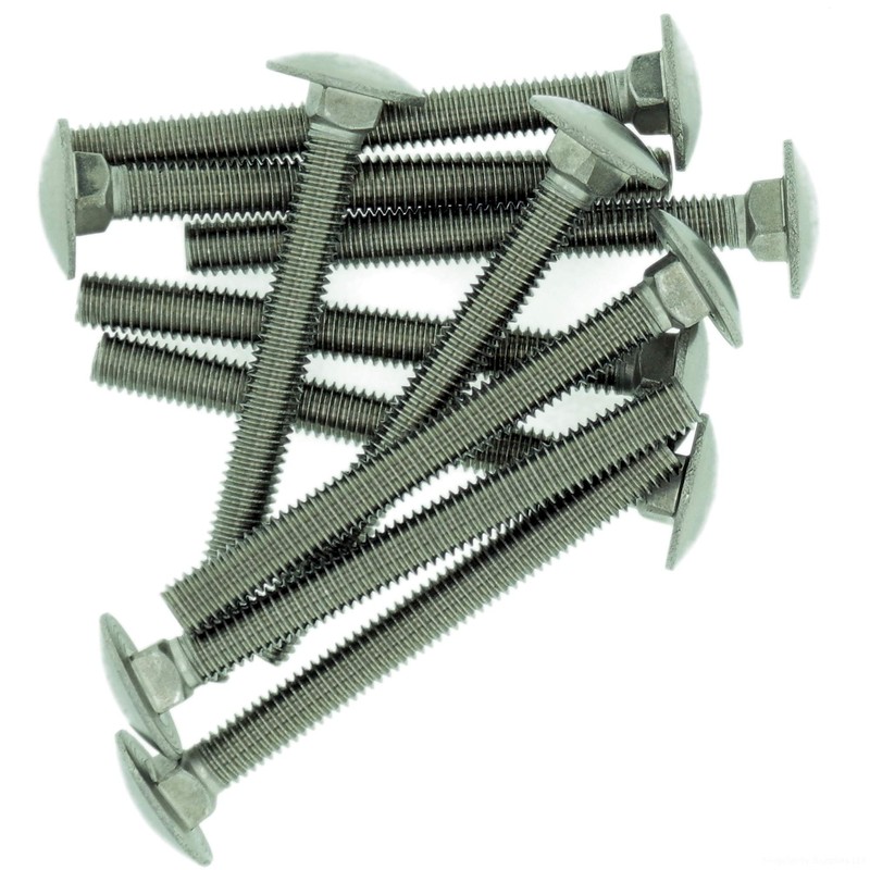 M6 (6mm x 30mm) Cup Square Carriage Bolt (Fully Threaded)
