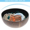 Cabilock Natural Coconut Bowl Shell Bowls Key Bowl for Entryway