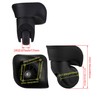 Yibuy 2 x Black Left&Right 9.1cmx9.7x4.9cm DIY Luggage Wheels Replacement