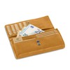 Cas8 Women's Washed Leather Purse with Practical Change and Card