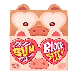 ELIZAVECCA MILKY PIGGY SUN GREAT BLOCK STICK - Protector solar en barra SPF50 PA contra rayos UVA y UVB - 22 g                                        