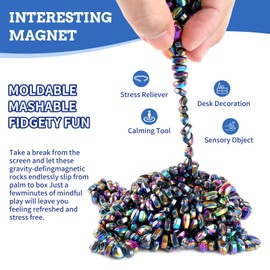 1100pcs Ferrite Putty, Fidget Toys, Fidget Toys Adults, Desk Fidgets Toys for Office Stress/Anxiety Relief,Gifts for Teen，Adults Gifts