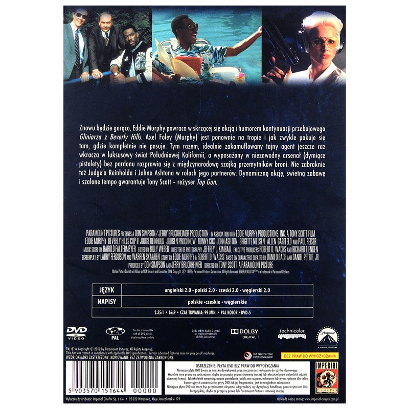 Beverly Hills Cop II [Region 2] (IMPORT) (Keine deutsche Version)