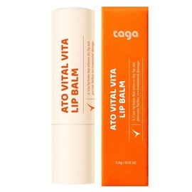 Taga Ato Vital Vita Lip Balm, 1 piece, 3.5g, unscented / 타가 아토 바이탈 비타 립밥, 1개, 3.5g, 무향
