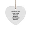 Mechanic's Hot Gift for Christmas Mechanic Heart Ornament, Funny Quote