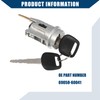 Hihaha No.69058-60041 / Door Lock Cylinder with Key for Toyota