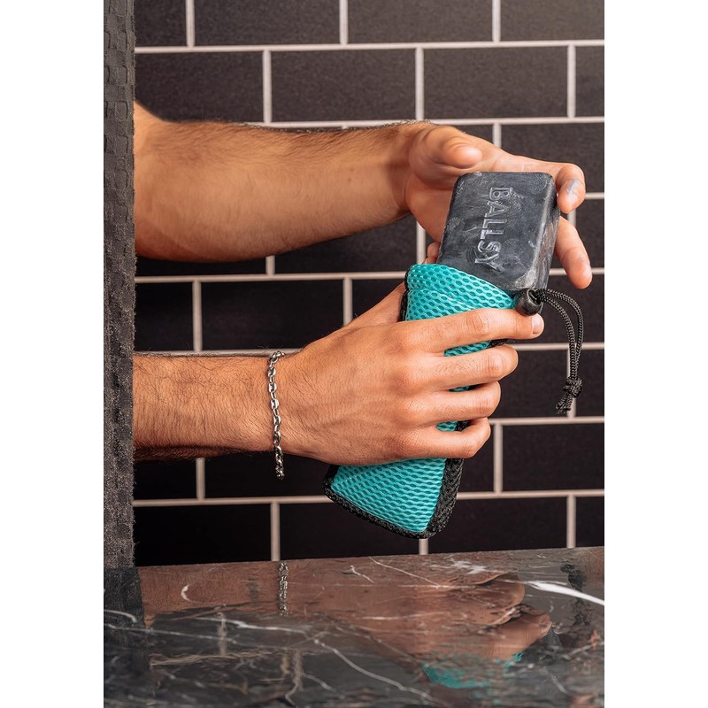 Ballsy Handy Shower Tool - Sud Sack Soap Pouch, Exfoliating