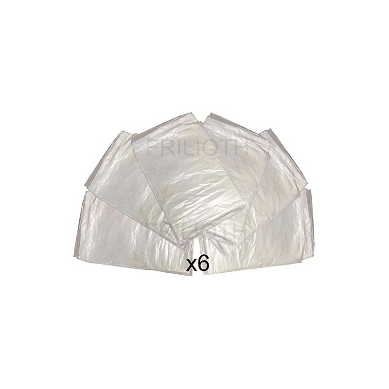 (Pack of 6) Large Plastic Dust Sheets 1.8m x 1.5m