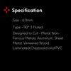 DART 90 Degree 3 Fluted Countersink Drill Bit | 6.3mm