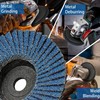 NuoDunco Pack of 10 Flap Discs, 76 mm 60 Grain