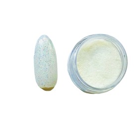 1x Acrylic Powder pot Glitter Collection Nail Extension Art Design Manicure pedicure (Rainbbow White)