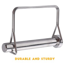 Heavy-Duty Square Towing Hitch Pins (10-Pack) - Carbon Steel with Zinc Plating, 23/64" x 2-3/8" Trailer Coupler Pin for Trailers, Cars, Rigging, Marine, Boat & Construction Applications(9.2X60MM)