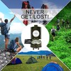 Portable Multifunctional Military Zinc Alloy Compass with Inclinometer for Camping