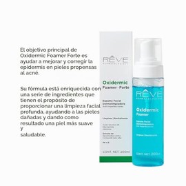 Reve Dermatologique - Oxideric Foamer Forte - Espuma Facial Dermolimpiadora Anti imperfecciones - Limpieza profunda – 200 ml - 200 ml - D...