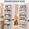 5-Shelf Over-the-Door Hanging Organizer for Bedroom and Bathroom – Anti-Tilt
