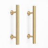 RZDEAL 3-3/4 Inch Kitchen Cabinet Handles Solid Brass Cabinet Pulls