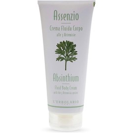 LErbolario L'erbolario fluid body cream - absinthium - aromatic, woody scent - reduce signs of ageing and tone skin with tarragon, genepy, safflower oil and shea butter - cruelty free - 6.7 oz