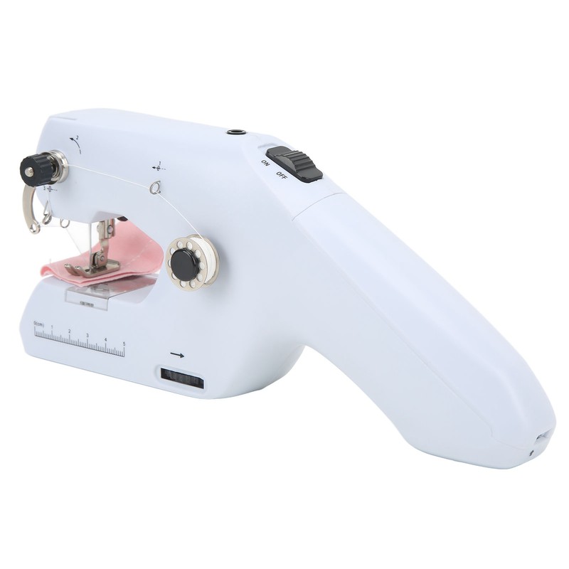 Handheld Sewing Machine Portable Electric Dual Line Sewing Machine with