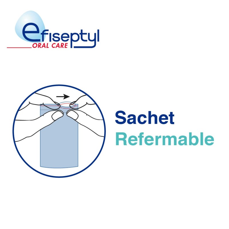 Efiseptyl - 60 Mini Picks - Eraser Sticks - Soft