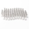 Rowiz 100 PCS M5 5mm Flat Head Aluminum Rivet Nut