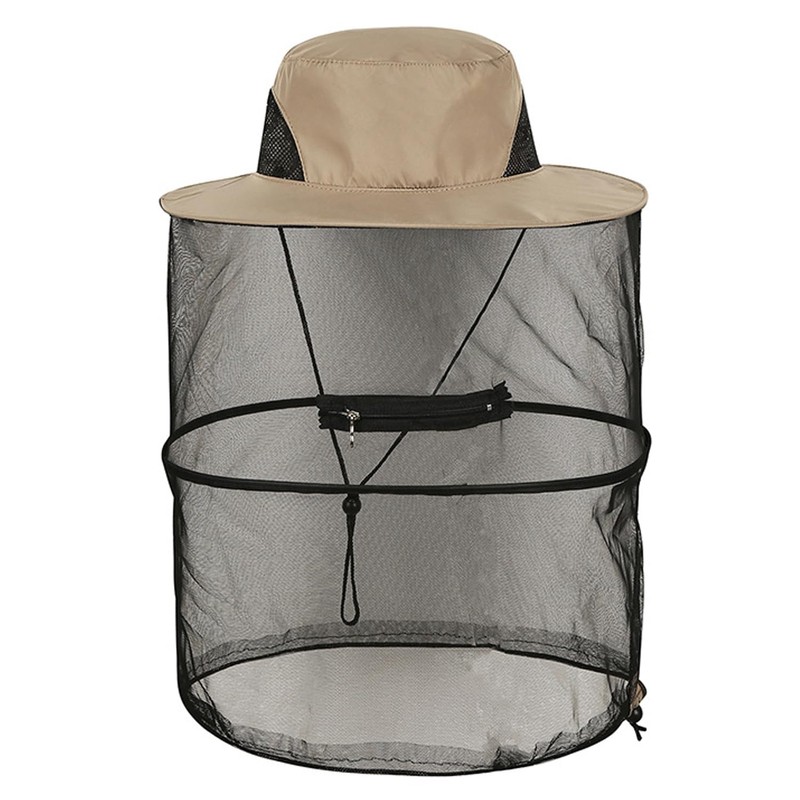 T Tersely 2 Pack Mosquito Head Net Hat,Breathable Outdoor Sun
